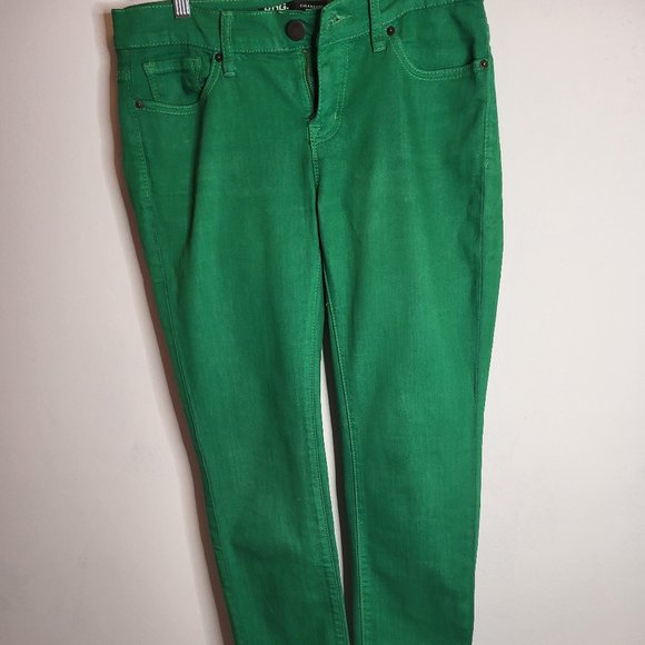 BDG Jeans Bdg Kelly Green Jeans Cigarette Mid Rise Style Sz 27 Front Back Pockets Poshmark
